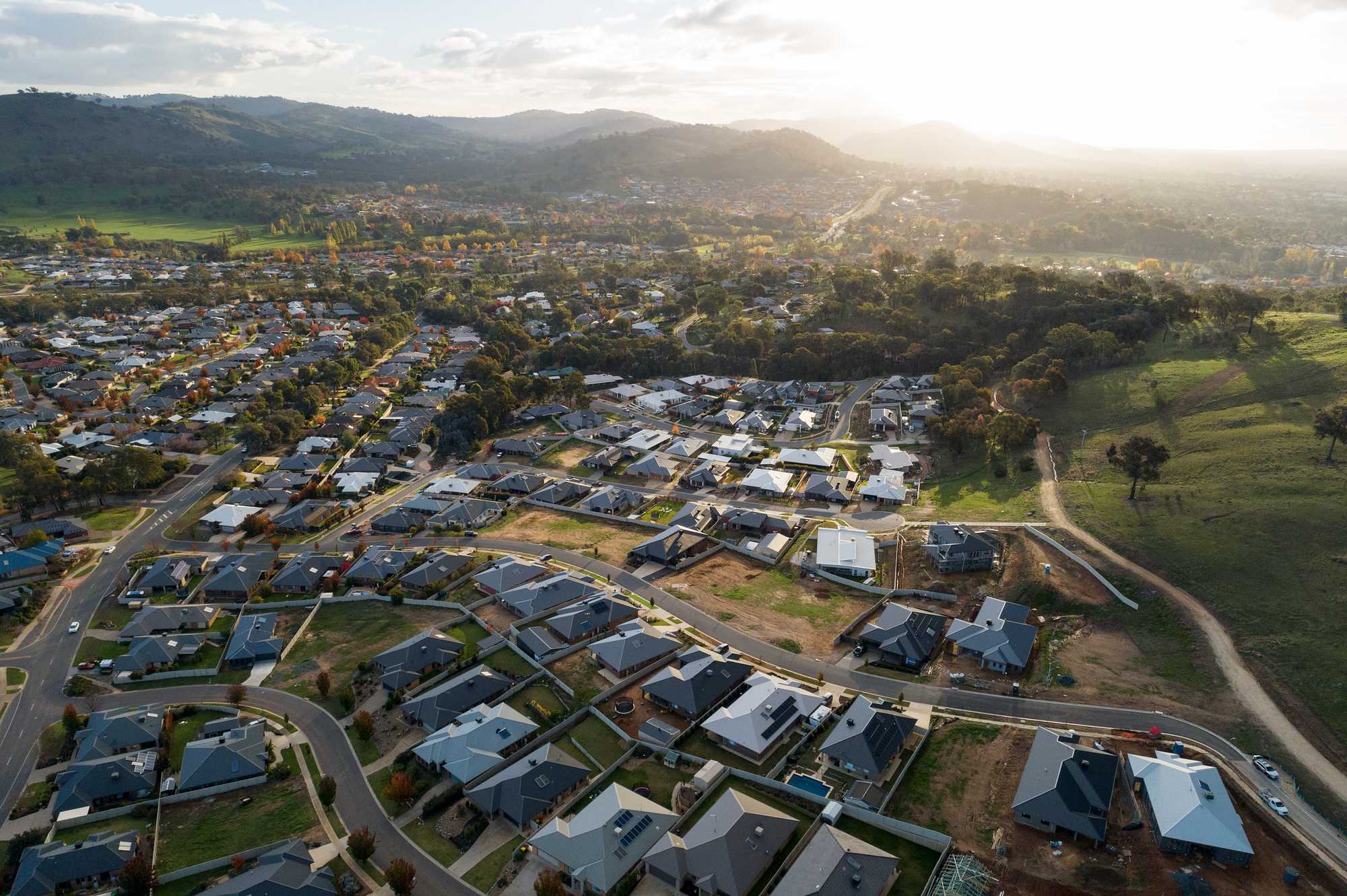 Approved medium-density residential development in Wodonga featuring contemporary single-storey dwellings and landscaped communal open space.