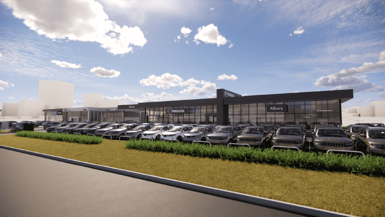 Development approval East Albury automotive facility North Street