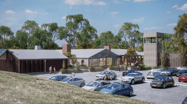 Artist render of The Kinross Woolshed facade